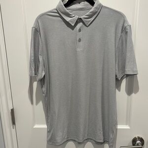 Vuori Light Gray Polo Shirt